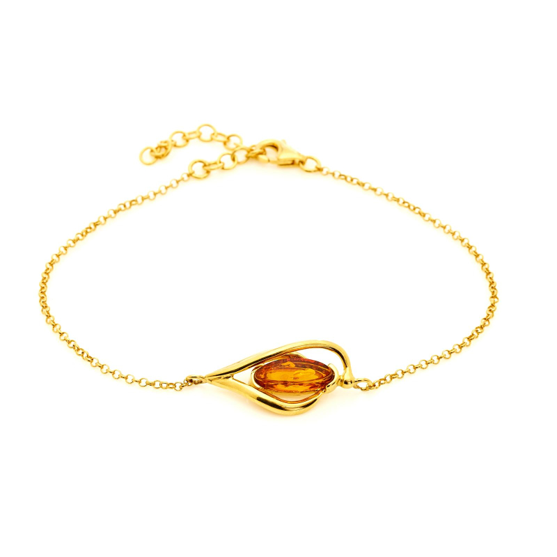Bracciale ambra cognac, per evocare ricordi speciali — foto 1
