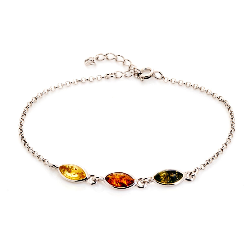 Bracciale ambra multicolore, per racchiudere i tuoi sogni — foto 1