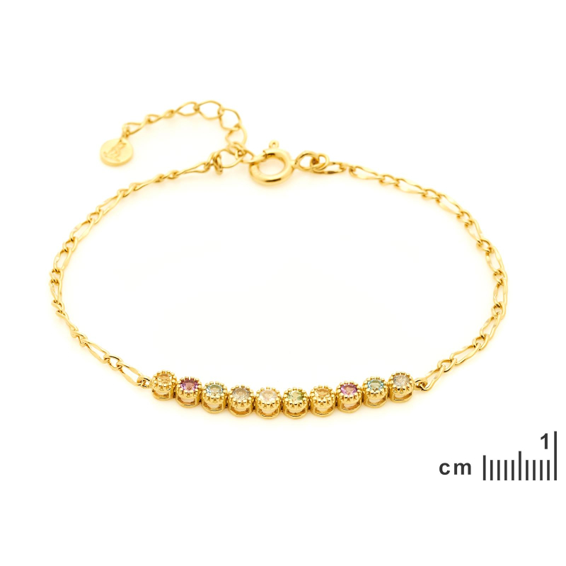 Bracciale multicolore tonda, per evocare l'essenza naturale — foto 2