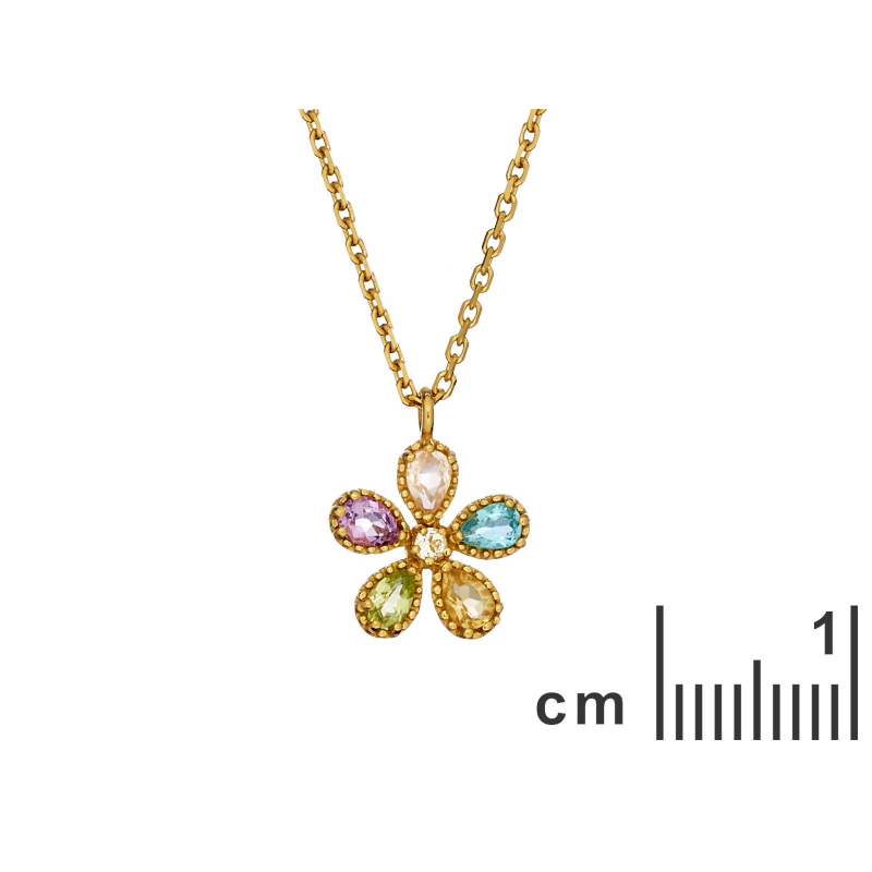 Collana fiore multicolore, per indirizzare le tue giornate — foto 2