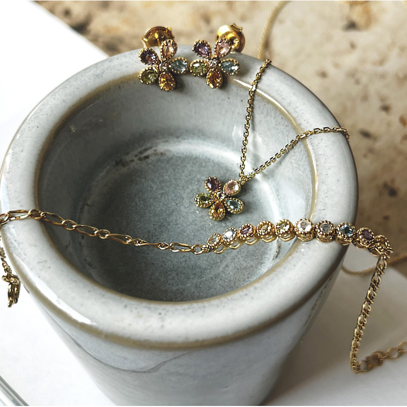 Collana fiore multicolore, per indirizzare le tue giornate — foto 3