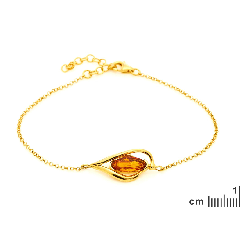 Bracciale ambra cognac, per evocare ricordi speciali — foto 2
