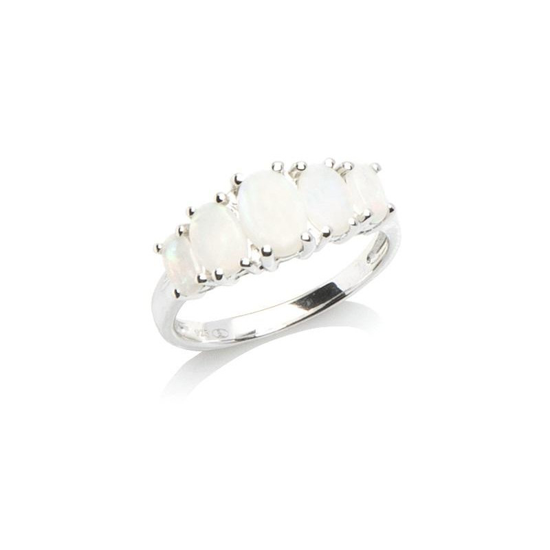 Anello opale bianco australiano, per trasmettere la purezza — foto 1