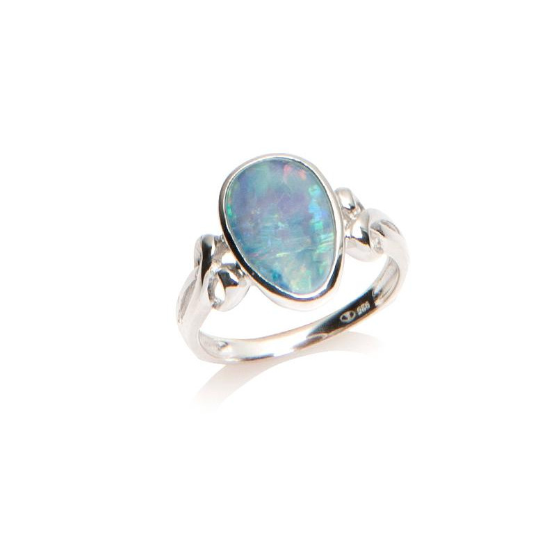 Anello opale blu, per evocare l'oceano — foto 1