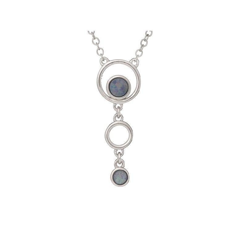Collana opale blu, per trasportare la profondità del mare — foto 1
