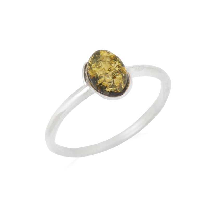 Anello ambra verde Baltico, per custodire i tuoi ricordi — foto 1