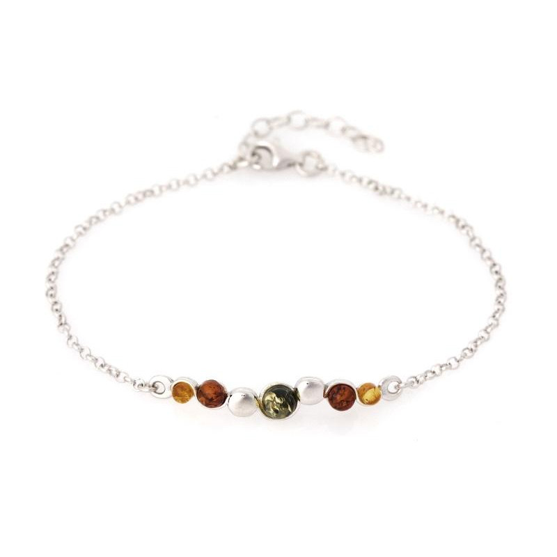 Bracciale ambra multicolore, per portare la luce del sole — foto 1