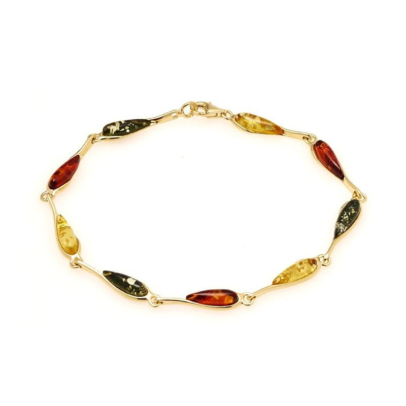 Bracciale ambra multicolore, per celebrare il tuo sole interno — foto 1