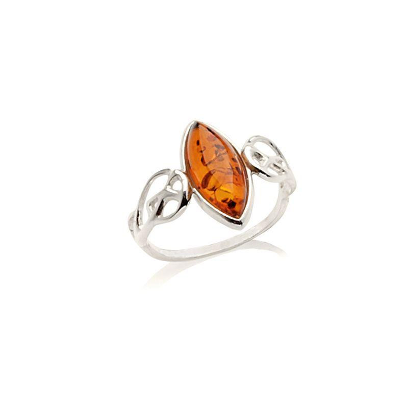 Anello ambra cognac, Mar Baltico, per racchiudere i tuoi ricordi — foto 1