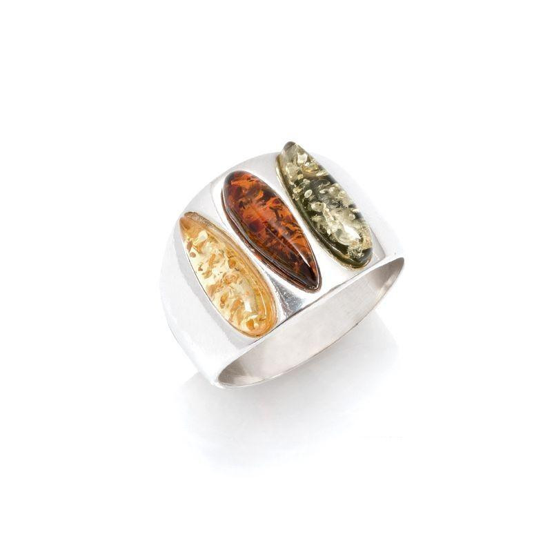 Anello ambra multicolore, per portare l'oceano in ogni momento — foto 1