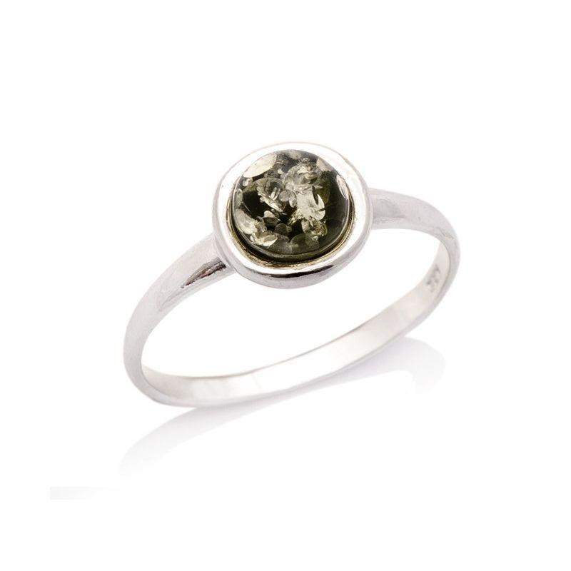 Anello ambra verde, per portare la serenità del Mar Baltico — foto 1