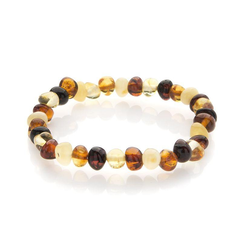 Bracciale ambra multicolore, per custodire i tuoi più bei ricordi