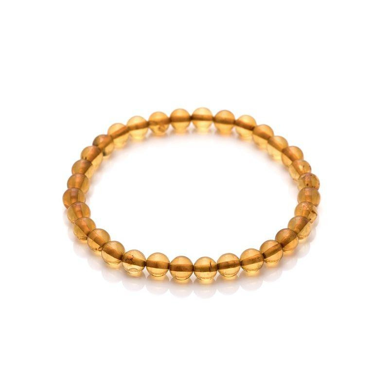 Bracciale ambra cognac, per portare la dolcezza del Mar Baltico — foto 1