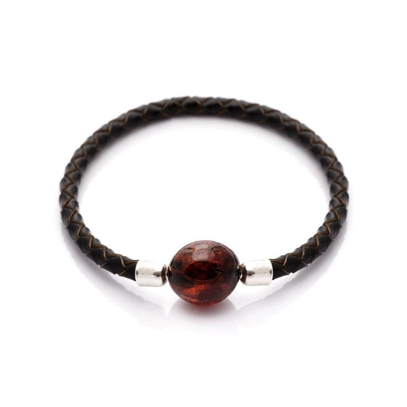 Bracciale ambra cognac, per custodire i ricordi — foto 1