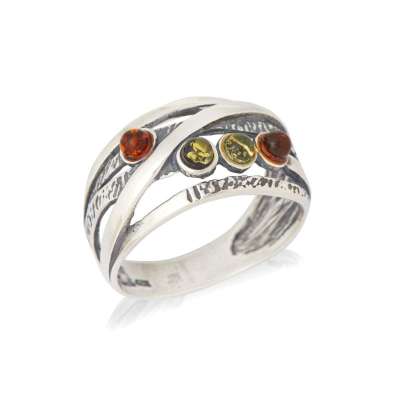 Anello ambra multicolore, per custodire i tuoi ricordi — foto 1