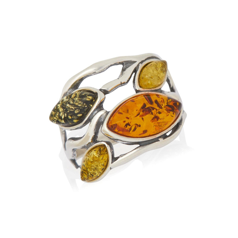 Anello ambra multicolore Baltico, per custodire i tuoi ricordi — foto 1
