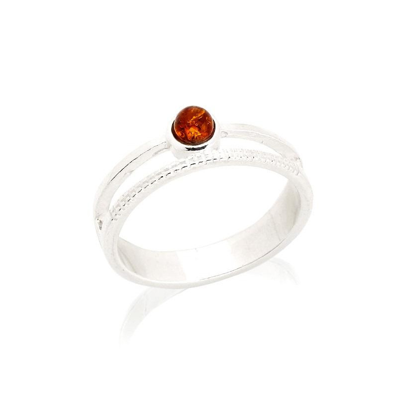 Anello ambra cognac, per evocare i mari antichi — foto 1