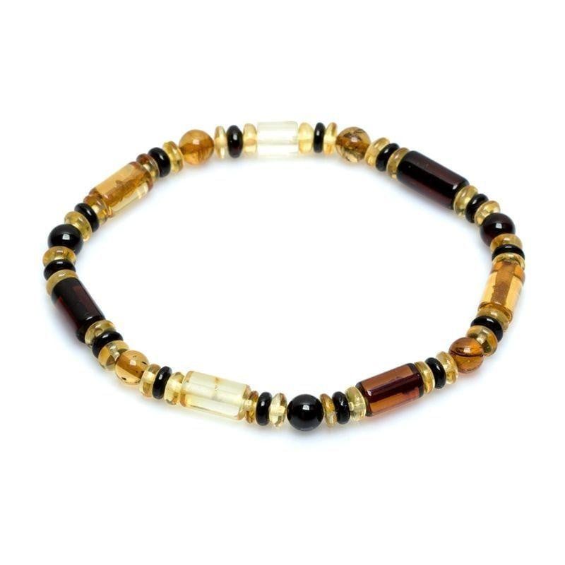 Bracciale ambra multicolore Baltica, per portare l'oceano nel tuo polso — foto 1