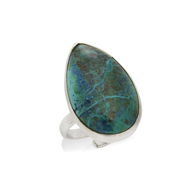 Anello shattuckite blu naturale, per condividere i tuoi valori — foto 1