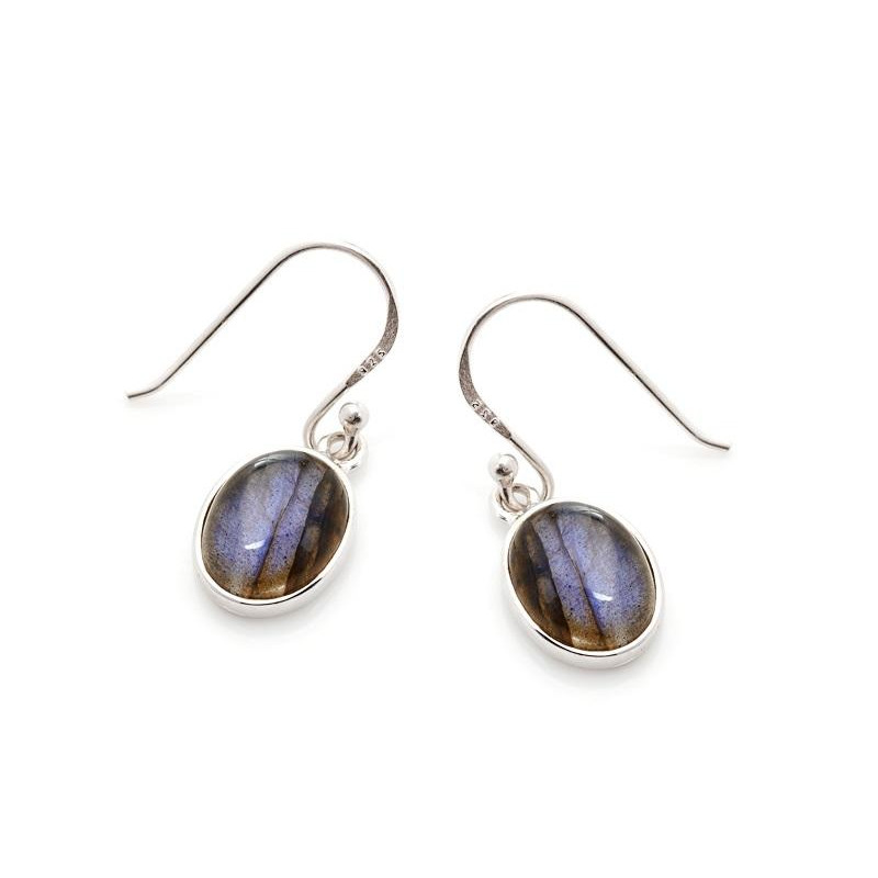 Orecchini labradorite multicolore, per portare con te l'essenza della natura — foto 1