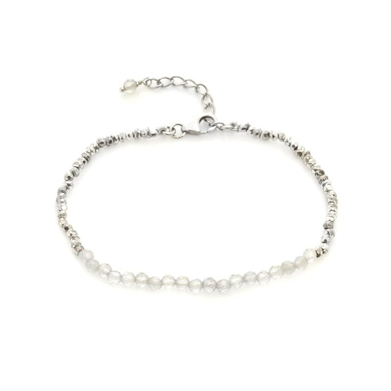 Bracciale labradorite e meteorite, per ricordare i tuoi viaggi — foto 1