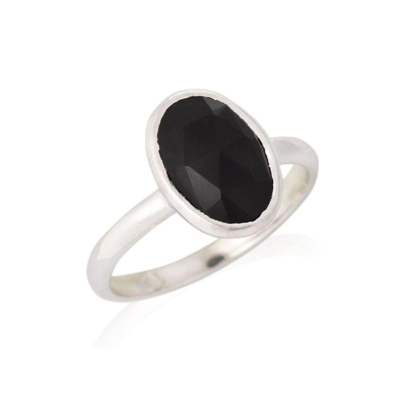 Anello Onice Nera Ovale, Per Sogni Notturni — foto 1