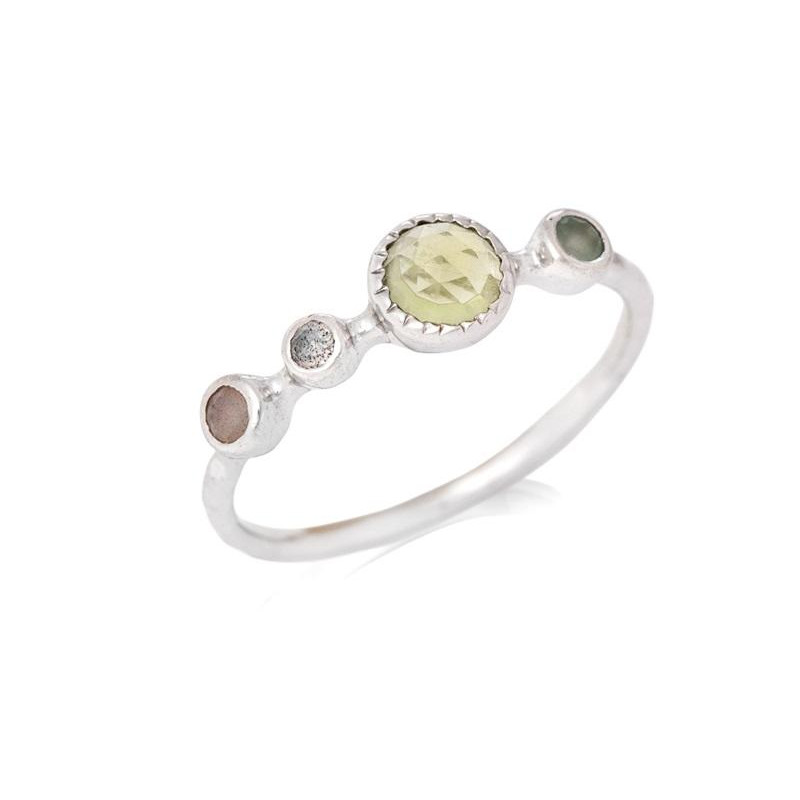 Anello pietre naturali multicolor, per raccontare storie — foto 1