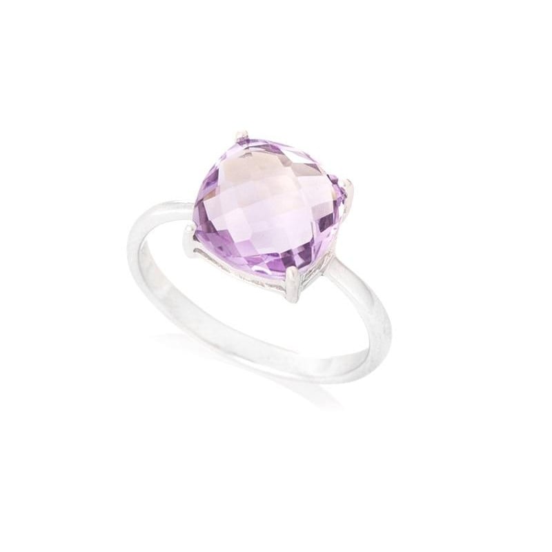 Anello ametista viola naturale, per affascinare l'occhio — foto 1