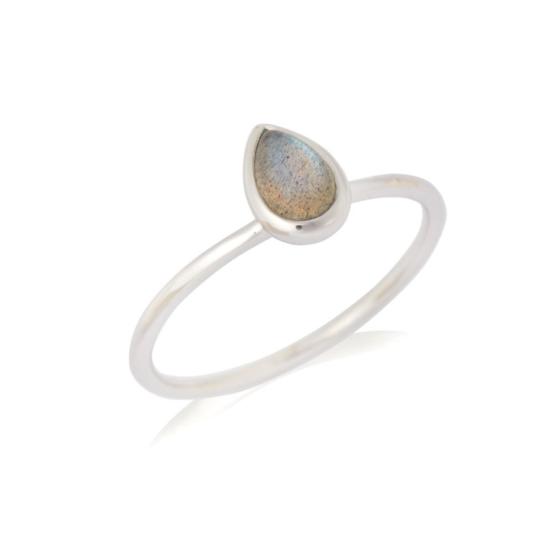 Anello labradorite multicolore, per evocare l'essenza naturale — foto 1