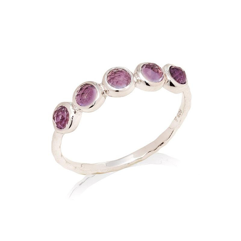 Anello ametista viola, per evocare l'essenza del giardino — foto 1