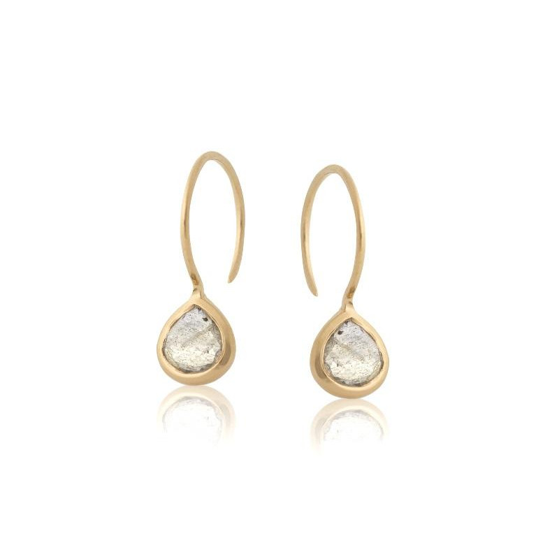 Orecchini cuore labradorite, per evocare l'eterna passione — foto 1