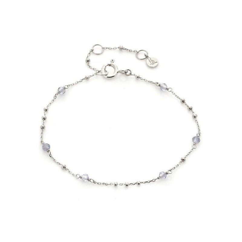 Bracciale iolite blu, per portare l'essenza del cielo — foto 1