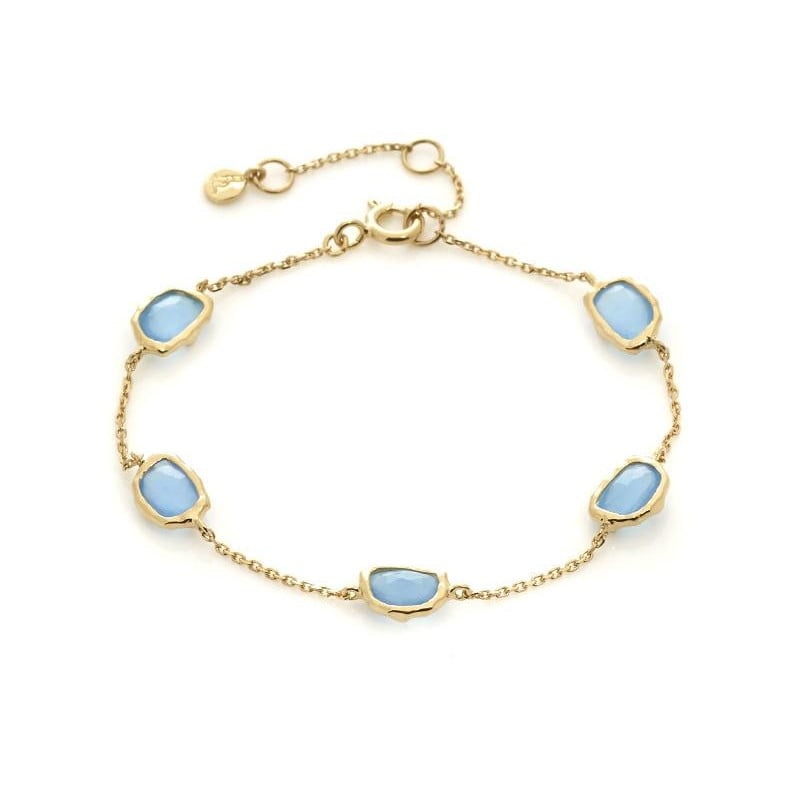 Bracciale calcedonia blu, per custodire i tuoi sogni — foto 1