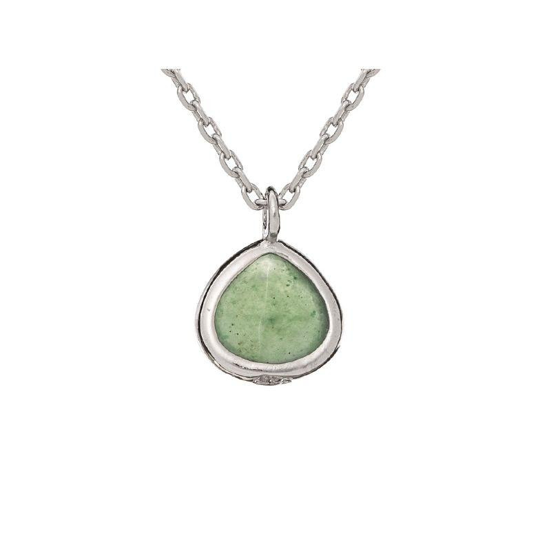 Collana cuore avventurina verde, per sentirti in pace — foto 1
