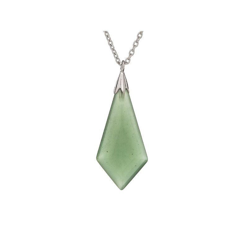 Collana goccia avventurina verde, per vivere l'avventura — foto 1