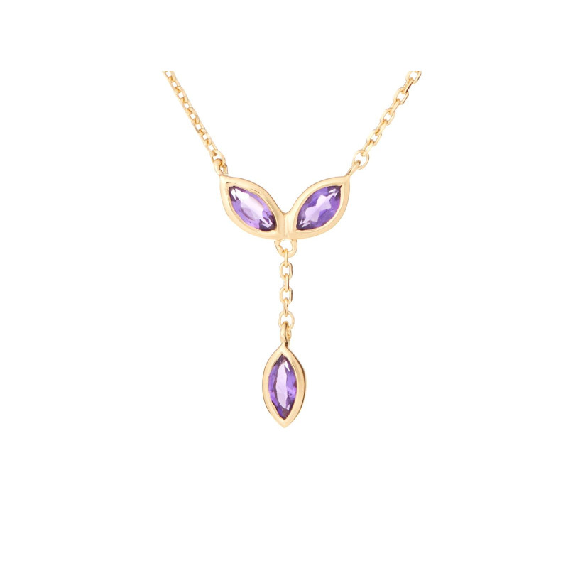Collana ametista viola, per evocare l'intensità — foto 1