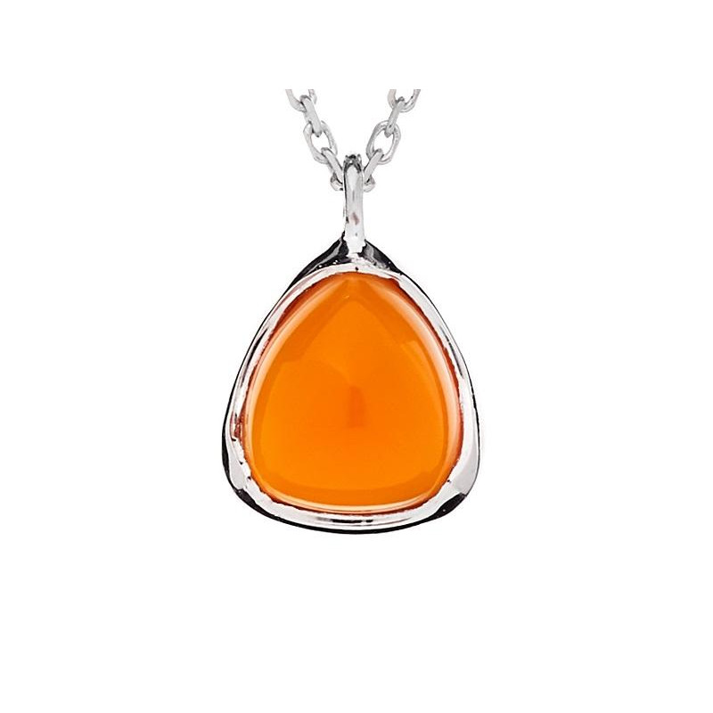 Collana triangolo arancione, per ricordare il sole — foto 1