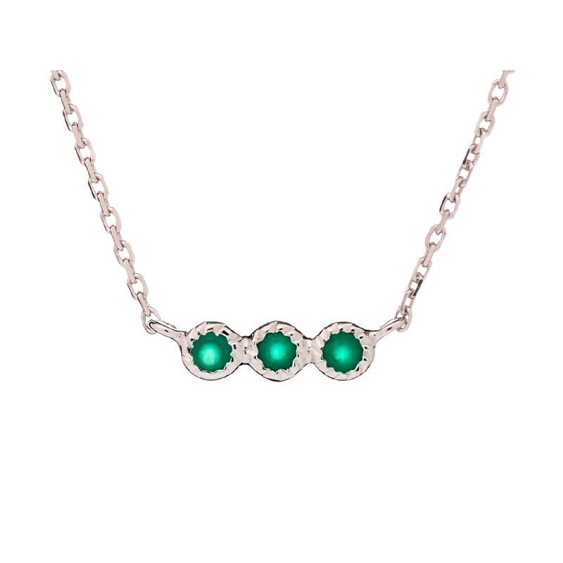 Collana Onice Verde Tonda, per preservare i ricordi — foto 1