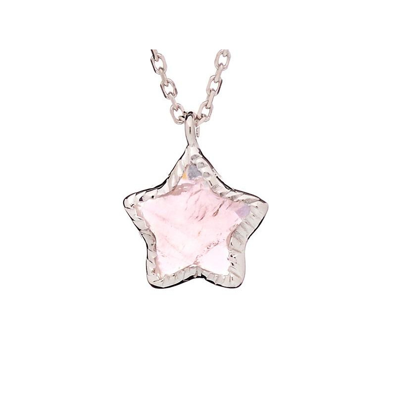 Collana stella quarzo rosa, per illuminare il tuo cammino — foto 1