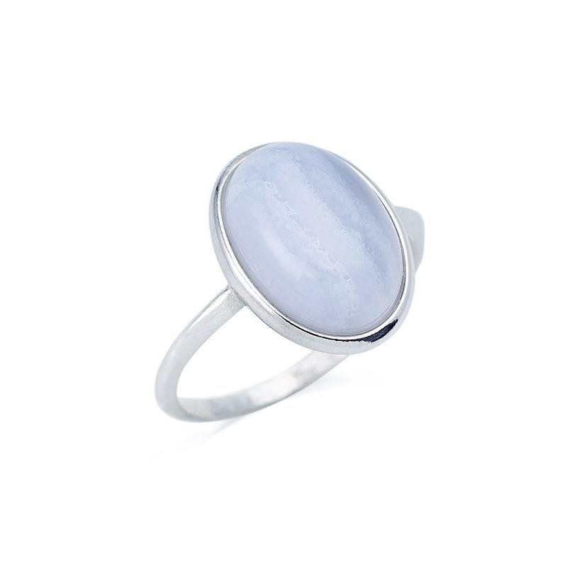 Anello agata laccio blu, per portare la serenità — foto 1