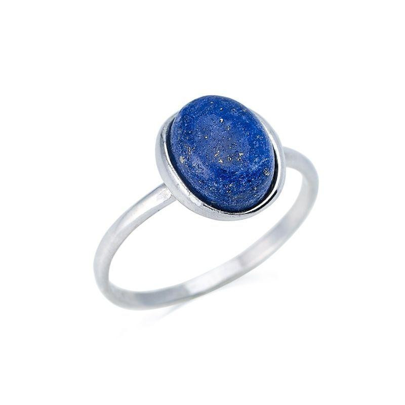 Anello lapislazzuli blu naturale, per evocare l'eternità — foto 1