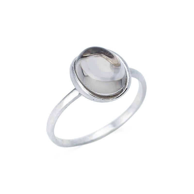 Anello quarzo fumé naturale, per trasparenza interiore — foto 1