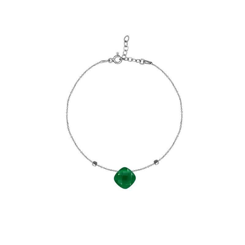 Bracciale calcedonio verde, per evocare la natura — foto 1