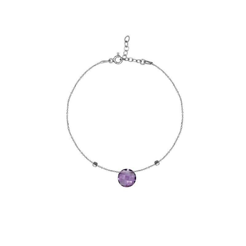 Bracciale ametista viola, per racchiudere l'intensità — foto 1