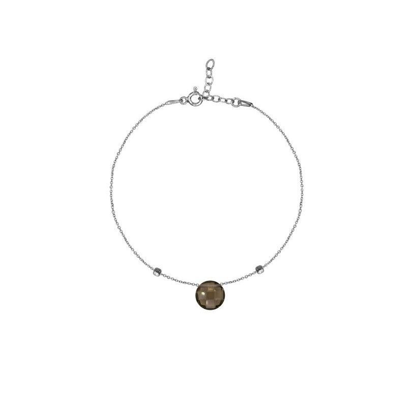 Bracciale quarzo fumé, per portare l'essenza del giorno — foto 1