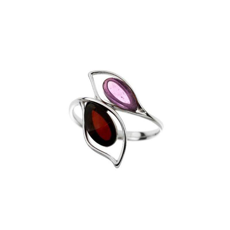 Anello ametista e ambra, per raccontare storie — foto 1