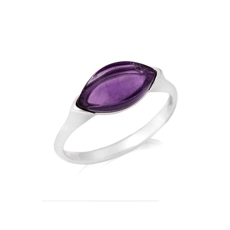 Anello goccia ametista viola, per onorare la vera temina — foto 1