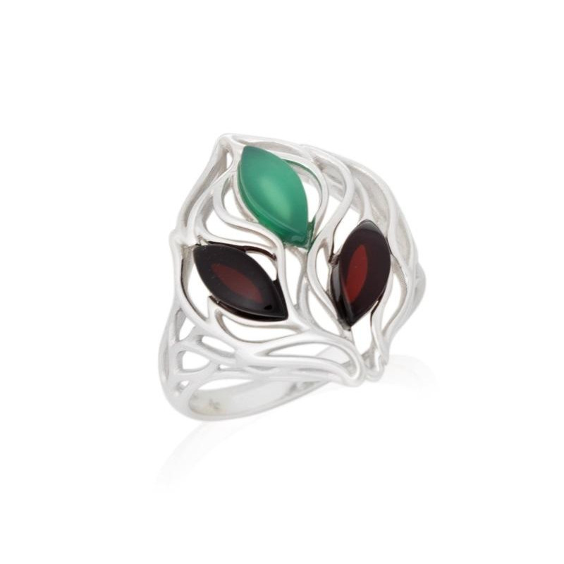 Anello ambra verde Baltico, per ricordare il mare — foto 1