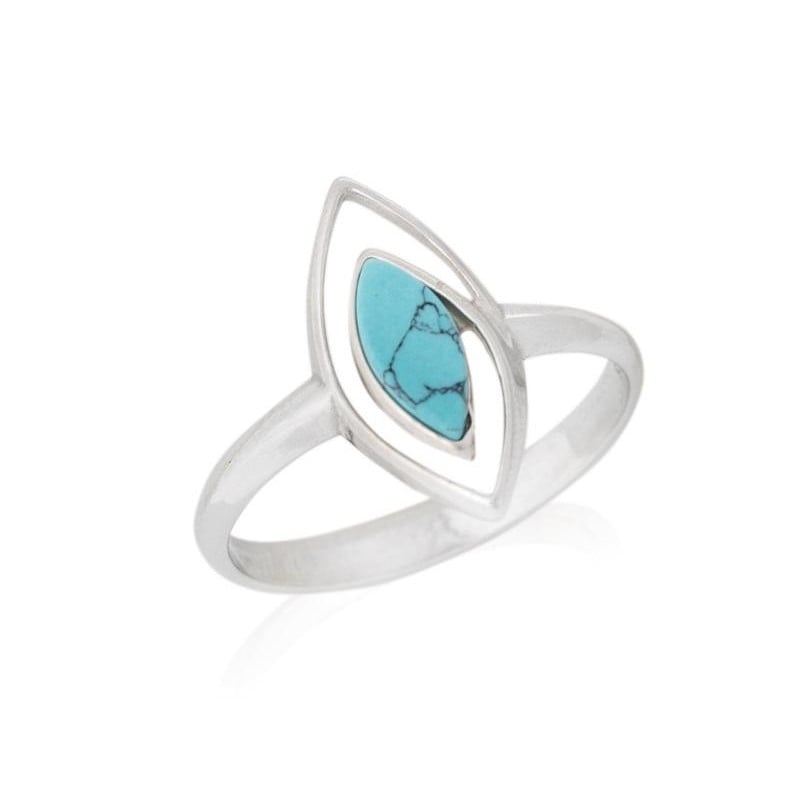 Anello turchese naturale, per evocare l'Italia — foto 1