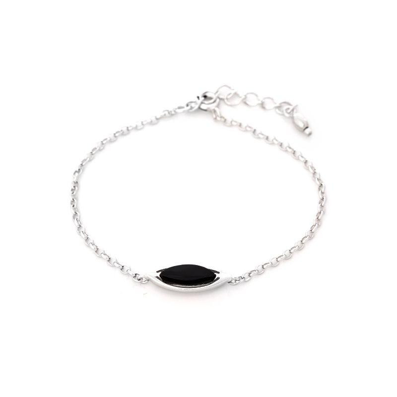 Bracciale agata nera tinta, per perpetuare il ricordo — foto 1